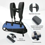 Dog Carrier Backpack Horizontal Four-legged Carrying Bag For Outdoor Riding - Image 4