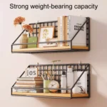 Household Large Non-Punching Organizer Wall Hanging Shelf - Image 7