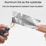Kitchen Greaseproof Aluminum Foil Tape Pipe Seam Repairing Stickers - Image 3
