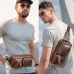 BULL CAPTAIN 082 Large-Capacity First-Layer Cowhide Retro Single-Shoulder Crossbody Bag - Image 9