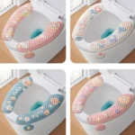 EVA Adhesive Toilet Pad Four Seasons Universal Cartoon Cute Waterproof Toilet Sticker - Image 2