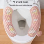 EVA Adhesive Toilet Pad Four Seasons Universal Cartoon Cute Waterproof Toilet Sticker - Image 5
