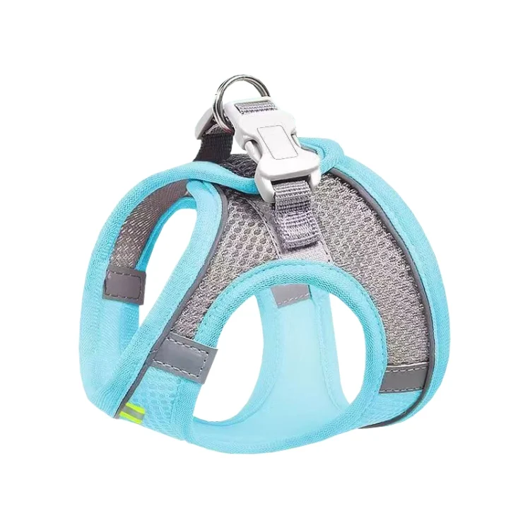 TBD0605110110A.webp Undershirt Style Pet Chest Harness Summer Breathable Reflective Dog Leash - Image 1