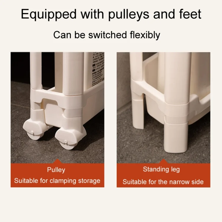 TBD06051124_B4.webp Bathroom Door Narrow Shelf Toilet Crack Floor Trolley Organiser - Image 5