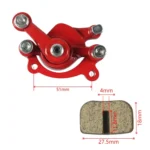 Motorcycle Disc Brake Caliper Pads For ATV Harley 49CC Trotting - Image 3