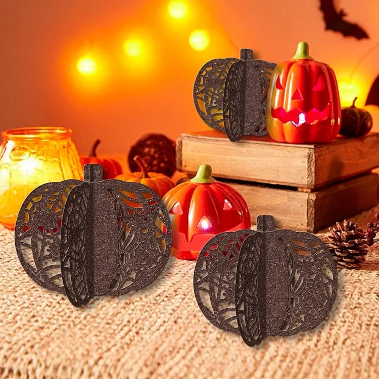 TBD06051152_B2.webp 3pcs /Set Halloween Pumpkin Ornament Party Tabletop Decoration - Image 3