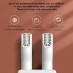 140W Boot Dryer Wall Mounted Shoes Warmer Heater, 3 Gear Timing, 360 Degree Rotating Air Outlet - Image 6