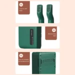 140W Boot Dryer Wall Mounted Shoes Warmer Heater, 3 Gear Timing, 360 Degree Rotating Air Outlet - Image 8