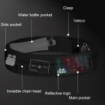 OUDU Outdoor Sports Portable Wrap-Around Waist Pack Unisex Cell Phone Bag - Image 8