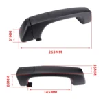 For Hummer H3 Front Rear Door Handles - Image 3