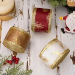 5m x 5cm Multifunctional Christmas Decorative Ribbon Gift Box Packaging Ribbon with Wire - Image 7