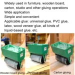 MYTEC Manual Glue Applicator Roller Type Gluer Small Manual Gluing Machine - Image 7