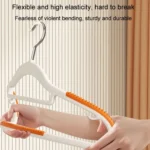20pcs Anti-Skid Non Trace Clothes Racks Thickened Anti Shoulder Angle Household Clothes Hanger - Image 6