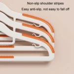 20pcs Anti-Skid Non Trace Clothes Racks Thickened Anti Shoulder Angle Household Clothes Hanger - Image 7
