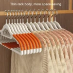 20pcs Anti-Skid Non Trace Clothes Racks Thickened Anti Shoulder Angle Household Clothes Hanger - Image 9