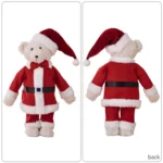 Plush Bear Doll Christmas Ornaments Children Christmas Gift Dolls - Image 4