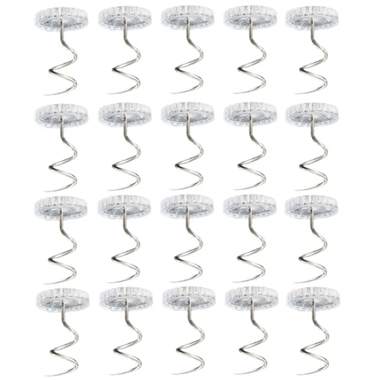 Twist Nails Transparent Spiral Nails Sofa Cushion Bed Sheet Skirt Fixer