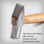 Silversmith Hammer Tool Short Handled Small Hammer Handmade Round Head Duckbill Hammer - Image 6