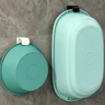 2pcs Bathroom Shelf No-Punch Washbasin Hook Kitchen Wall Mounted Storage Rack - Image 2