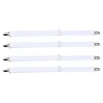4pcs Sofa Fixer Fabric Sofa Cushion Fixing Strap Blanket Sheet Fastening Buckle
