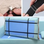 4pcs Sofa Fixer Fabric Sofa Cushion Fixing Strap Blanket Sheet Fastening Buckle - Image 7