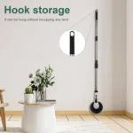 JY-6010 Household Retractable Dual-purpose Rotating Cleaning Brush Bathroom Glass Brush - Image 9