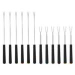 V-Shape Outdoor Portable Barbecue Fork Stainless Steel Barbecue Tool - Image 3