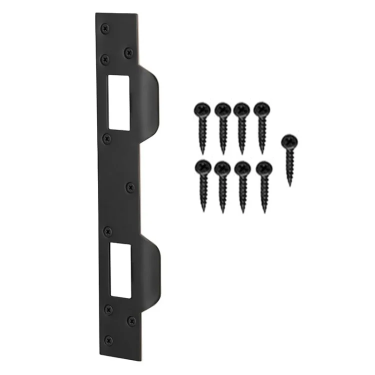 Heavy Duty Metal Latch Plate for Exterior Interior Door Double Hole Reinforcement Striker Plates