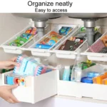 No Punch Under Sink Shelf Household Multifunctional Cabinet Organizer - Image 2
