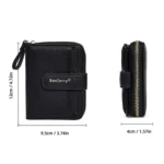 Baellerry N1915 Lychee Pattern Multi-card Slot Zipper Women Short Wallet - Image 2