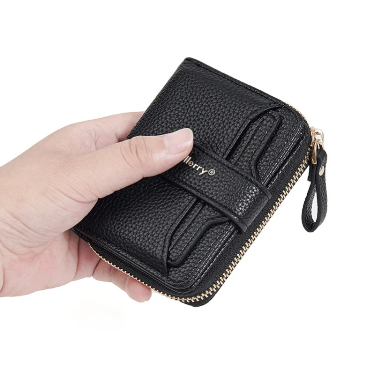 TBD06051309_B4.webp Baellerry N1915 Lychee Pattern Multi-card Slot Zipper Women Short Wallet - Image 5