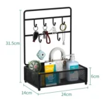 Key Storage Ornament Enter Door Hanging Key Shoe Cabinet Shelf Jewelry Organizer - Image 9