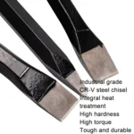 Forged Hexagonal Rod Chisel Big Top Cap Industrial Grade Forged Steel Chisel - Image 2