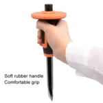 Forged Hexagonal Rod Chisel Big Top Cap Industrial Grade Forged Steel Chisel - Image 4