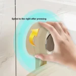 Wall Mount Pot Lids Holder No Punching Suction Cup Double Layer Storage Rack - Image 5