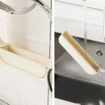 Wall Mount Pot Lids Holder No Punching Suction Cup Double Layer Storage Rack - Image 7