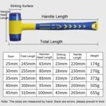 Removable Floor Tile Installation Soft Hammer Door Window Hammer - Image 9