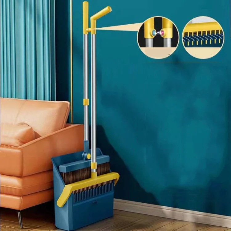 TBD0605133101.webp Broom And Dustpan Set With Double-Sided Tooth Scraping - Image 1