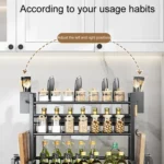Kitchen Multifunctional Shelf Household Countertop Spice Storage Racks - Image 8