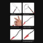 Dual Color Pipe Threading Puller Electrician Manual Threader - Image 8