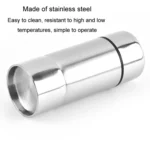 Stainless Steel Kitchen Spice Jar Outdoor BBQ Seasoning Bottle Pepper Sprinkle Jar - Image 6