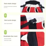 DONO Pet Four-legged Bag Outdoor Carrying Bag Breathable Backpack - Image 7