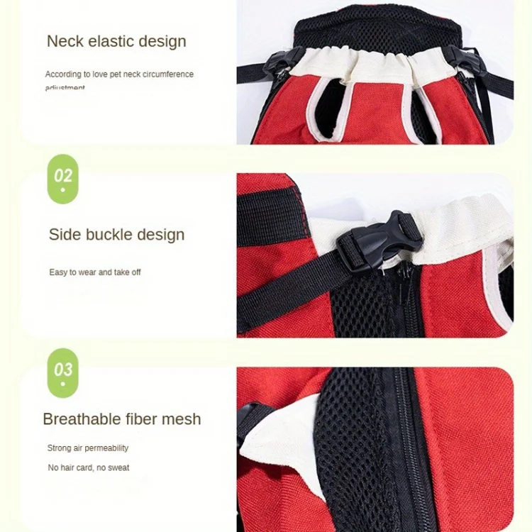 TBD06051340_B6.webp DONO Pet Four-legged Bag Outdoor Carrying Bag Breathable Backpack - Image 7