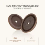 Compatible With Vertuoline Reusable Coffee Capsule Shell Silicone Cap - Image 2