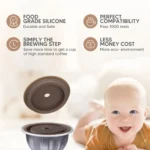 Compatible With Vertuoline Reusable Coffee Capsule Shell Silicone Cap - Image 6