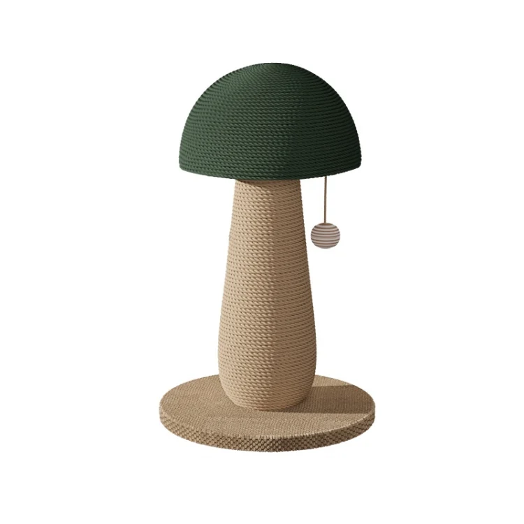 Vertical Sisal Cat Scratching Post Wear-Resistant Cat Interactive Toy