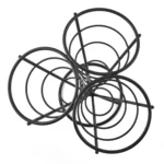 3 in 1 Taper French Fries Holder Stainless Steel Chips Basket Snack Stand - Image 4