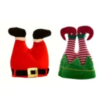 Christmas Ball Dress-Up Pants Leg Shape Hat Party Decoration Supplies - Image 2