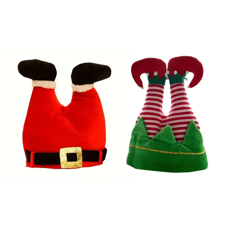 TBD06051357_B1.webp Christmas Ball Dress-Up Pants Leg Shape Hat Party Decoration Supplies - Image 2