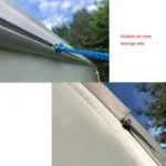 RV Sunshade 304 Stainless Steel Slide Rail Ring - Image 6